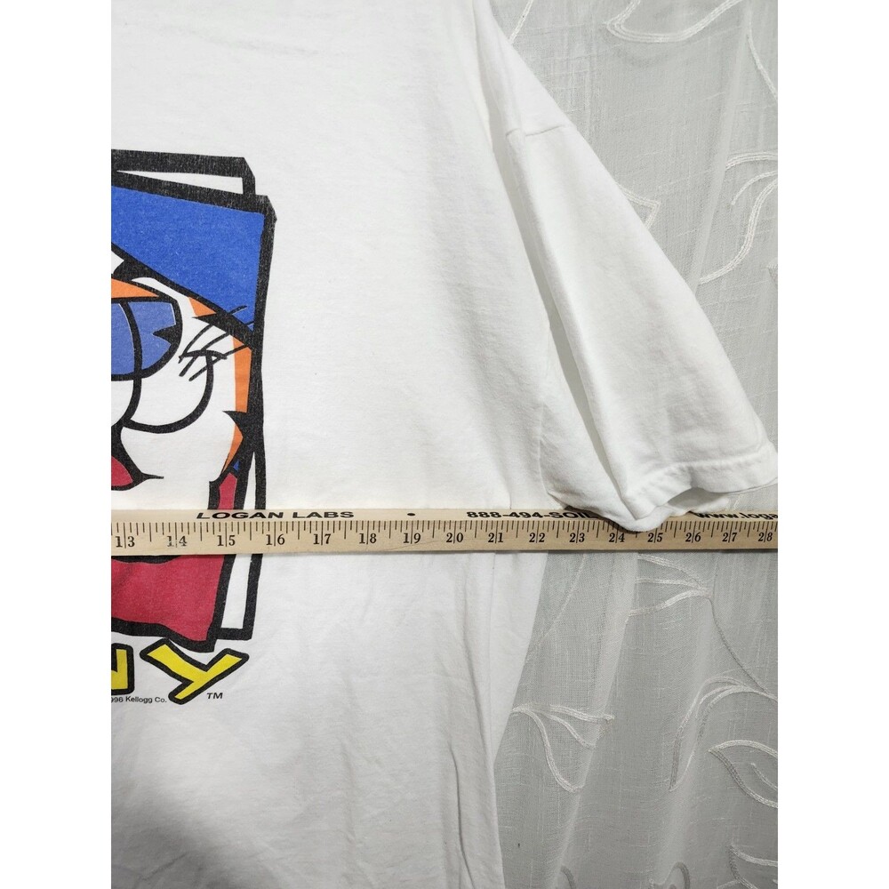 Vintage Kelloggs Frosted Flakes Tony The Tiger Cereal Shirt XL 1996 - Picture 7 of 8